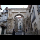 Der unter Marc Aurel um 175 erbaute gallisch-römische Triumphbogen, die Porte Noire